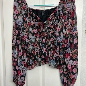 Express floral top